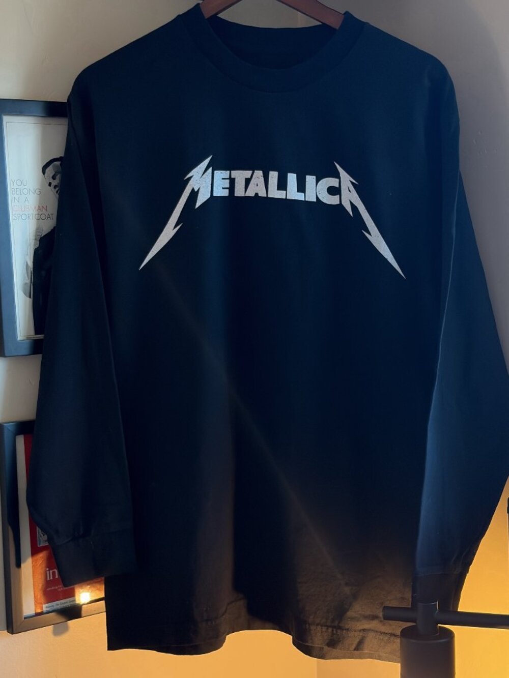Metallica Longsleeve Black Band Tee Unisex L